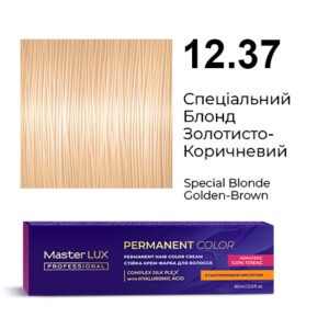 Стійка крем-фарба для волосся Master LUX professional 12.37 Спеціальний Блонд Золотисто-Коричневий