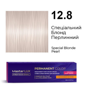 Стійка крем-фарба для волосся Master LUX professional 12.8 Спеціальний Блонд Перлинний