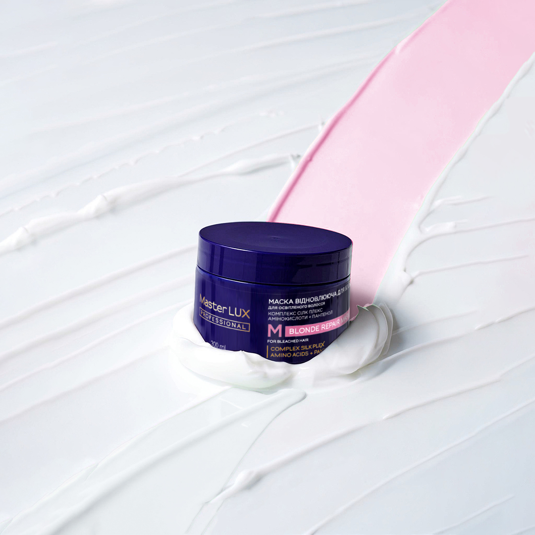 Маска Master LUX professional відновлююча для освітленого волосся (Blonde Repair) 300 ml - Зображення 2
