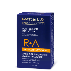 Засіб для видалення фарби з волосся  Master LUX professional
