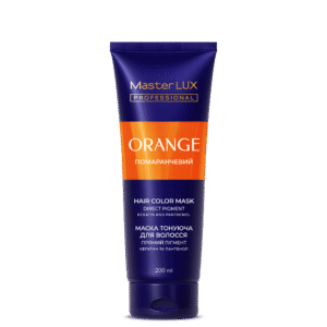 Маска тонуюча для волосся Master LUX professional Помаранчевий 200 ml