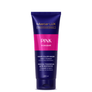 Маска тонуюча для волосся Master LUX professiona Рожевий 200 ml
