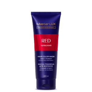 Маска тонуюча для волосся Master LUX professional Червоний 200 ml