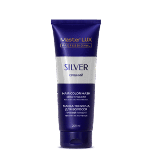 Маска тонуюча для волосся Master LUX professional Срібний 200 ml