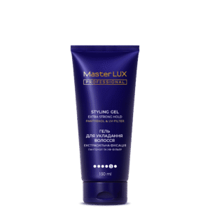 Гель для укладання волосся екстрасильна фіксація Master LUX professional 150 ml