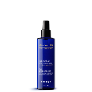 Лак для волосся екстрасильна фіксація Master LUX professional 200 ml