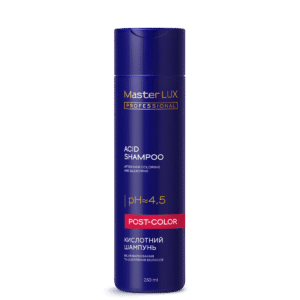 Шампунь Master LUX professional кислотний після фарбування та освітлення волосся 250 ml