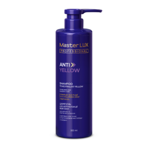 Шампунь Master LUX professional для нейтралізації жовтизни волосся Anti yellow 500 ml