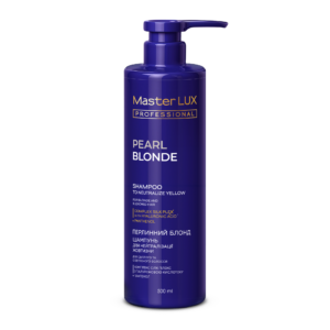 Шампунь Master LUX professional для нейтралізації жовтизни волосся ПЕРЛИННИЙ БЛОНД (PEARL BLONDE) 500 ml