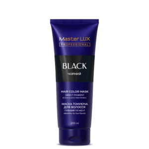 Маска тонуюча для волосся Master LUX professional Чорний 200 ml