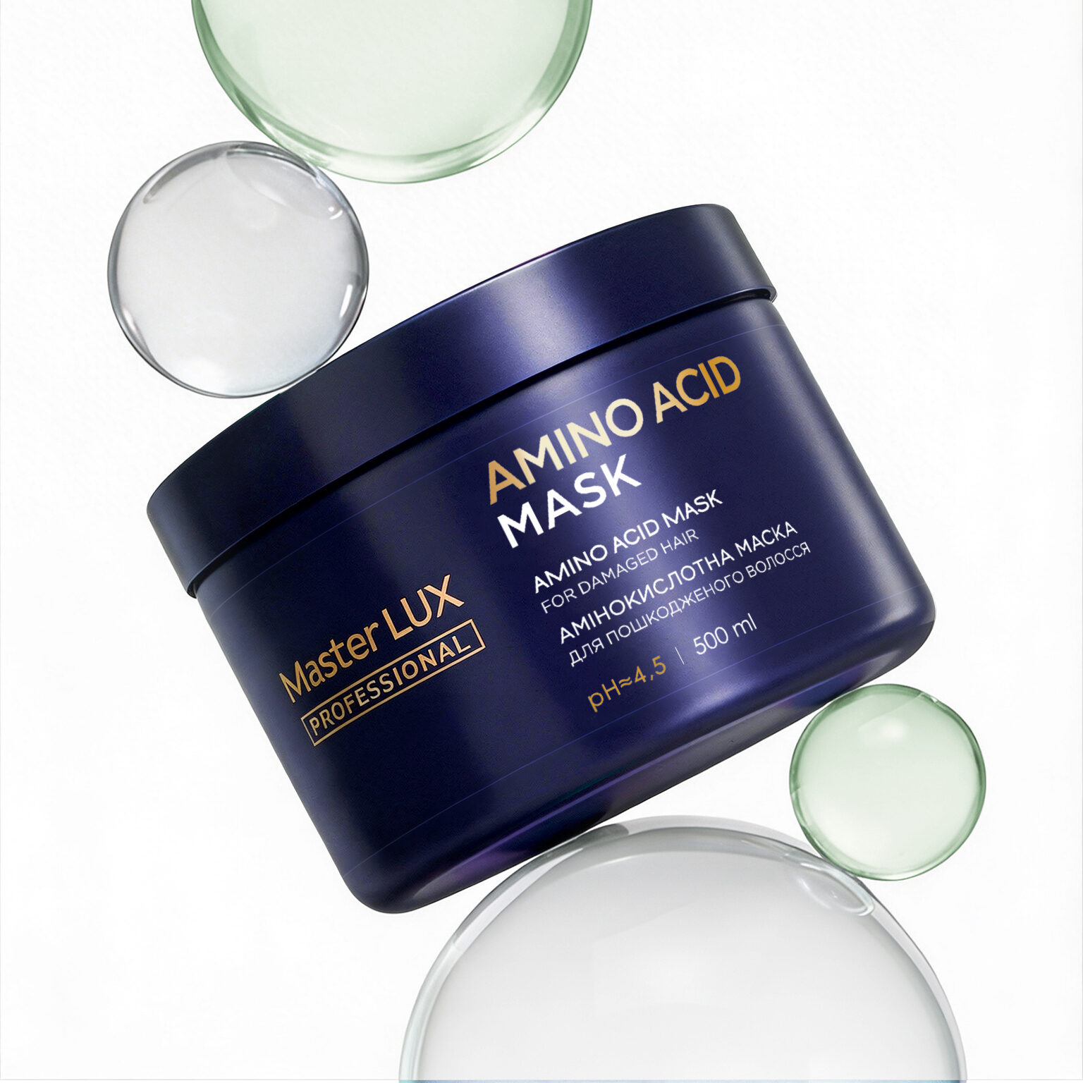 Маска для волосся Master LUX professional Амінокислотна (Amino acid mask) 500 ml - Зображення 2